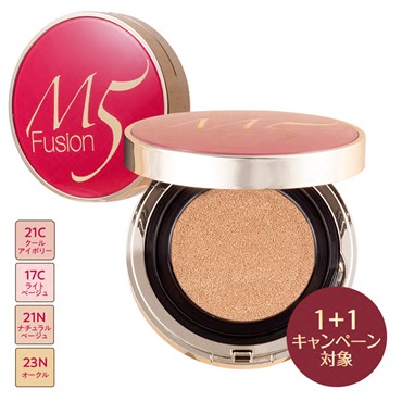 M5 Fusion フェイスフィット クッションファンデ(21N 2個)