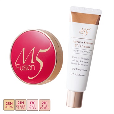M5 UV&ファンデ本体セット(21N(オーロラセラムUV＋クッション本体))