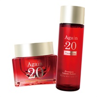 ヒト幹細胞3倍セット（アゲインNo20プレミアムボリュームローション+アゲインNo20プレミアムボリュームクリーム）