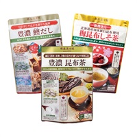 夏の飲む健康おだしセット（梅昆布＋昆布茶+鰹だし）