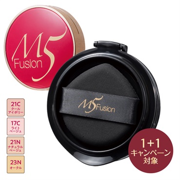 M5 Fusion フェイスフィット クッション ファンデーション レフィル(21N 1個・23N 1個)