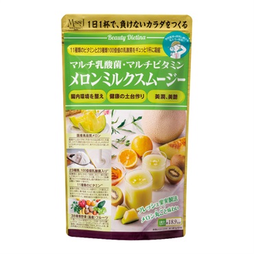 マルチ乳酸菌マルチビタミンメロンミルクスムージー