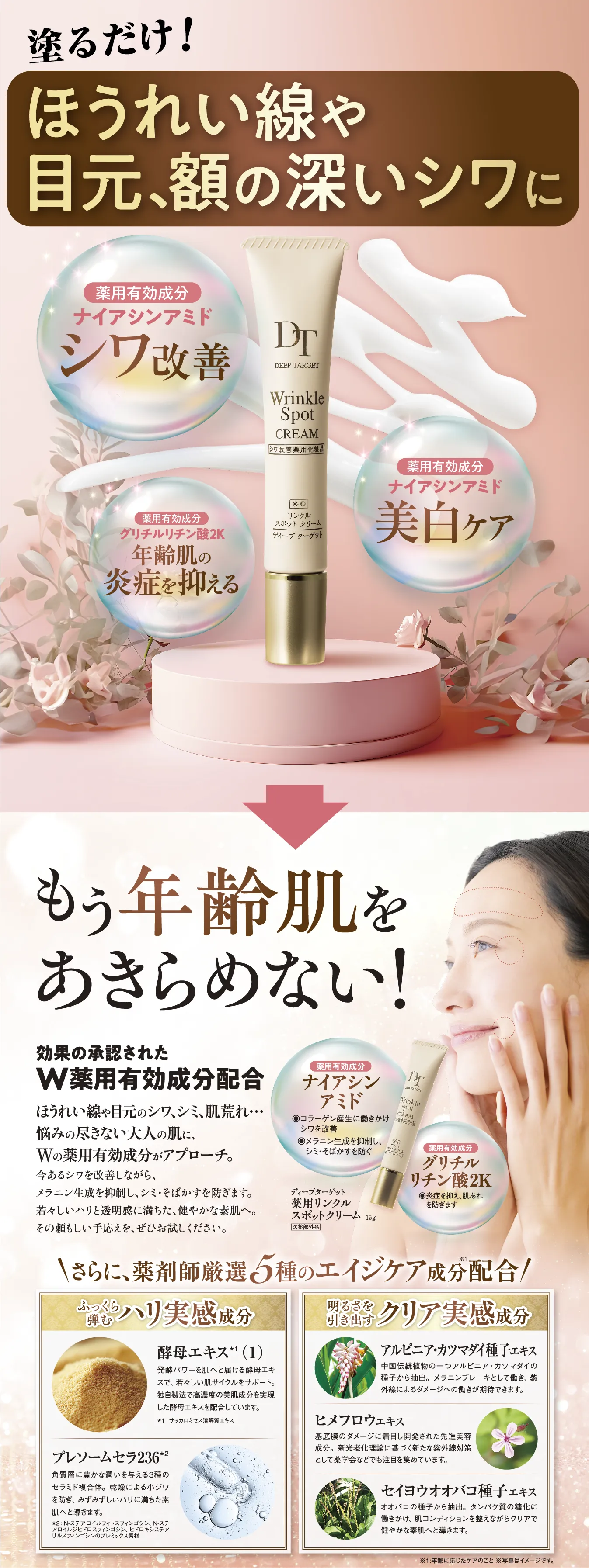 ディープターゲット リンクルスポットクリーム