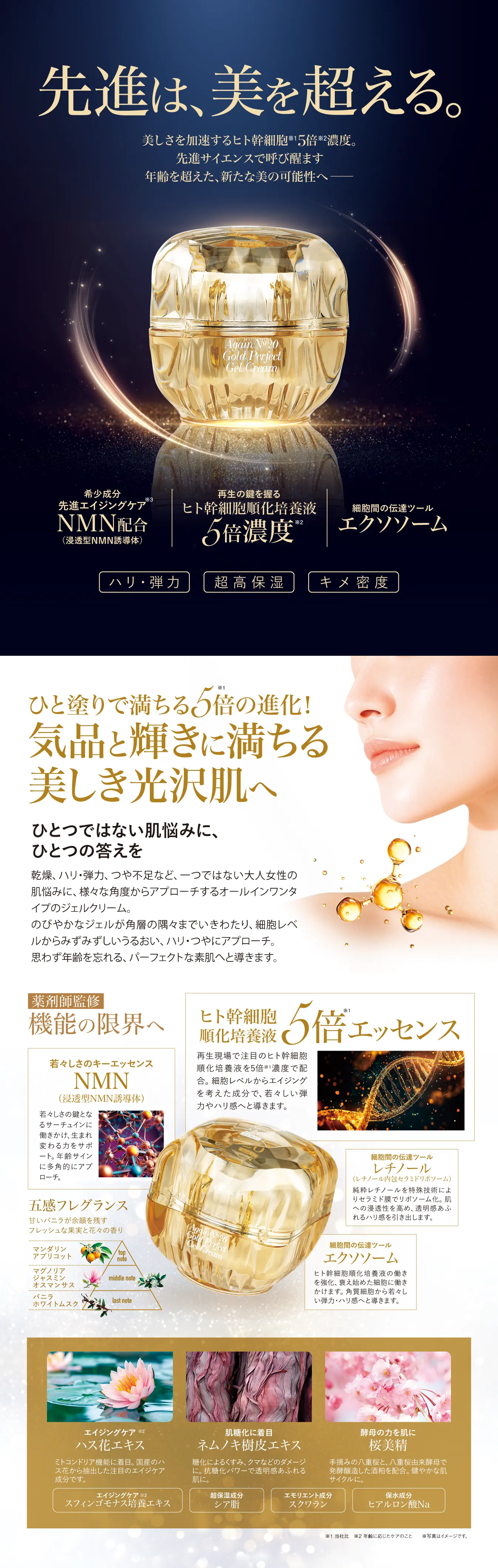 AgainNo20 GOLD	パーフェクトジェルクリーム