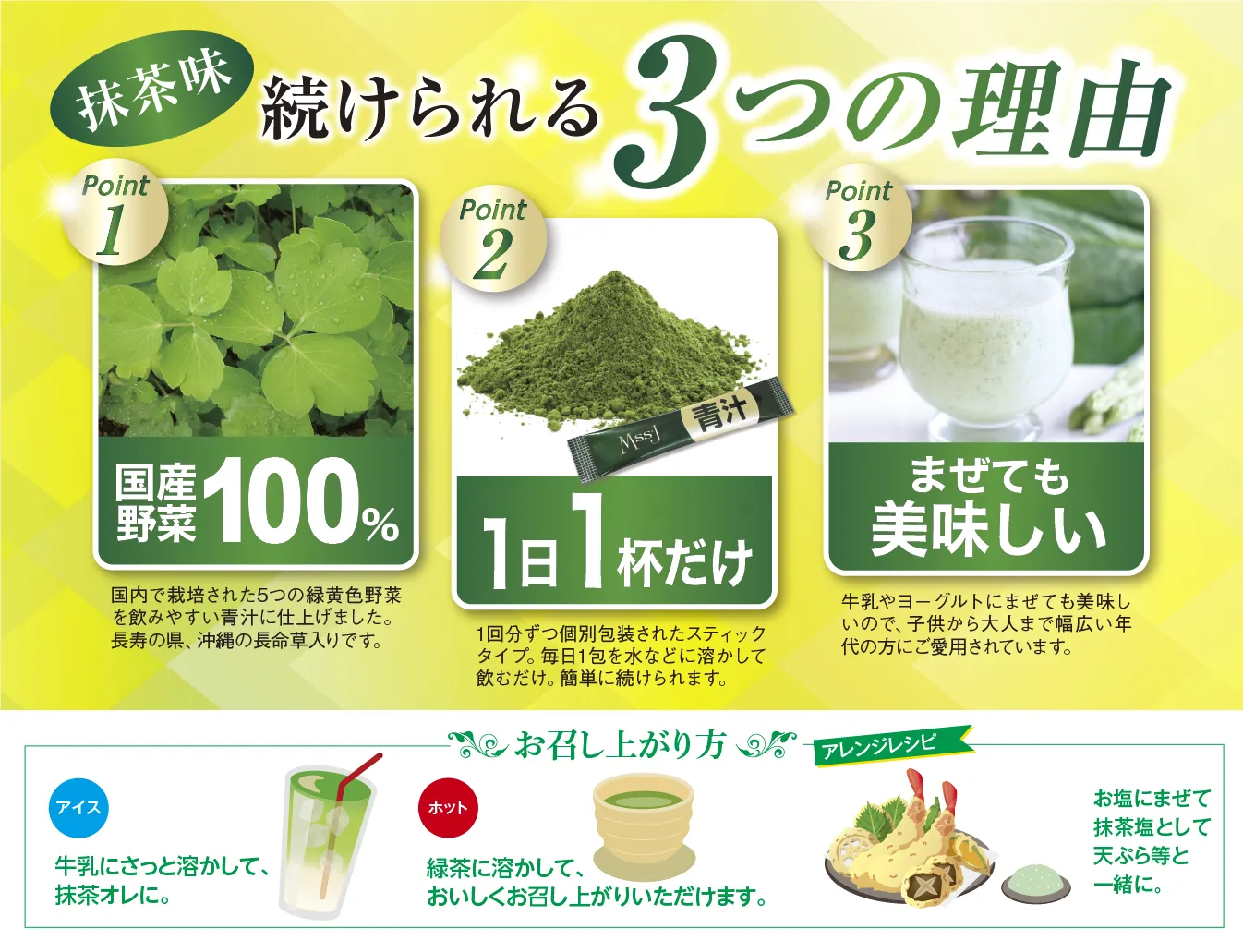 健康補助食品 青汁