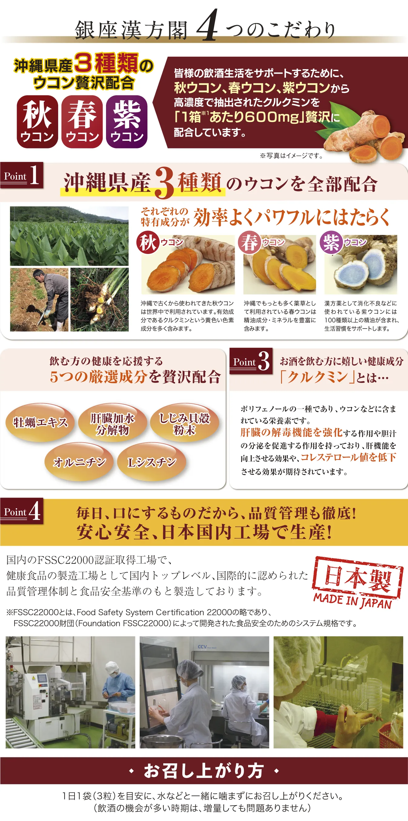 銀座漢方閣 豊濃トリプルウコン