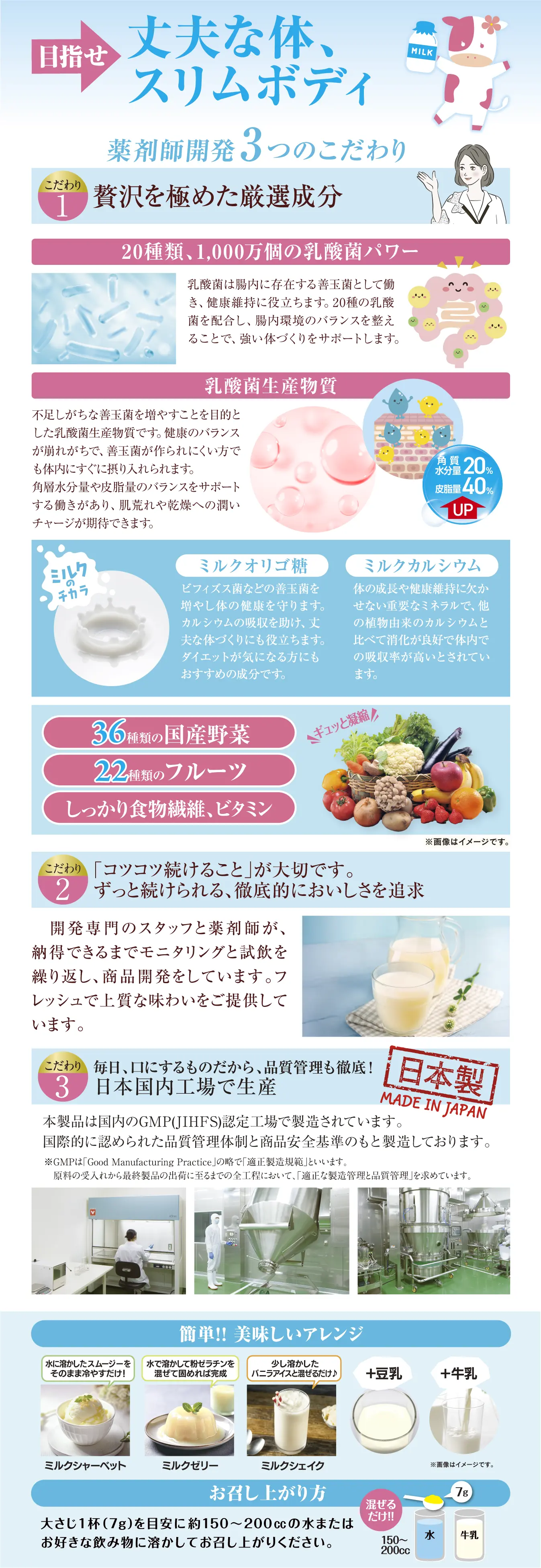 ダイエッティーナ 乳酸菌ミルクスムージー