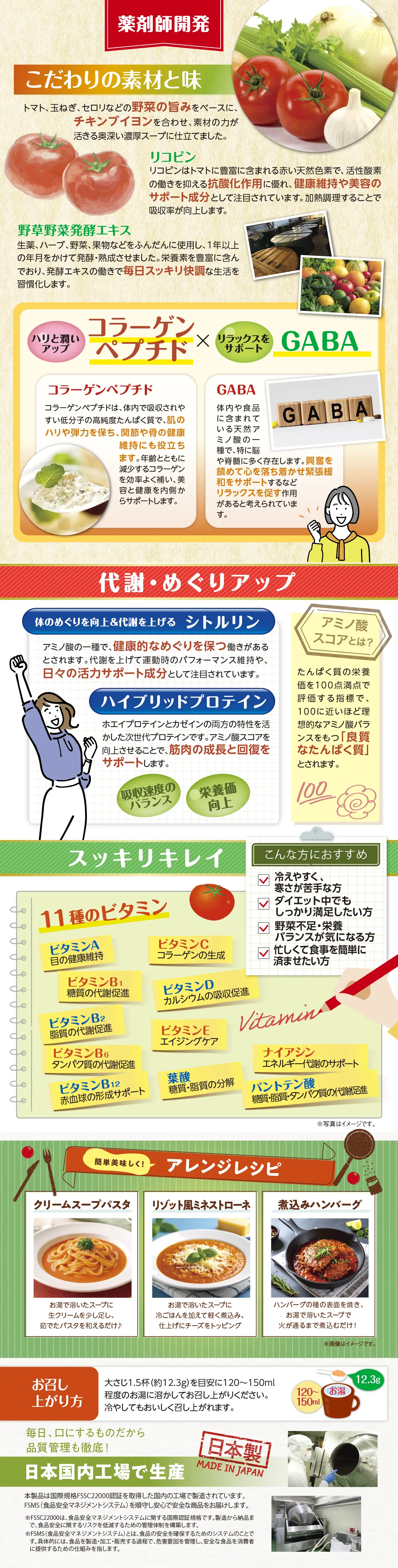 温活ダイエットスープ 特濃ミネストローネ