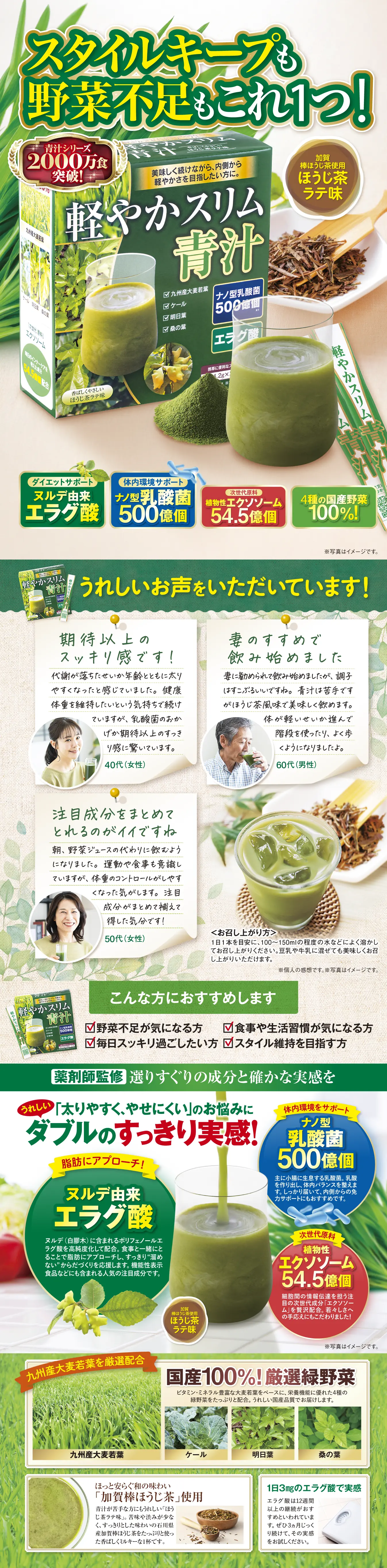 軽やかスリム青汁