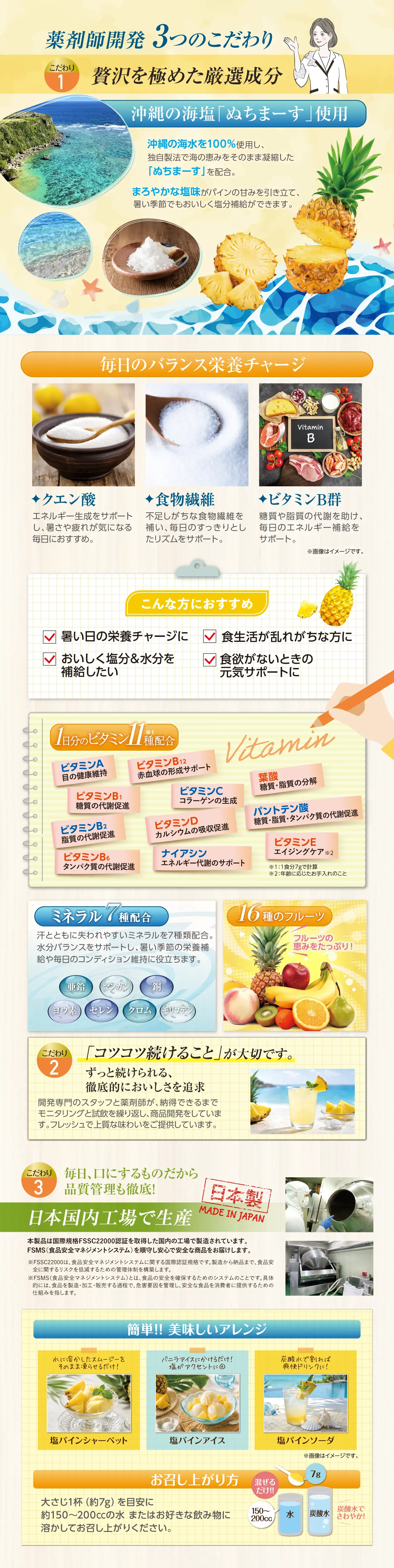 レモン炭酸スムージー