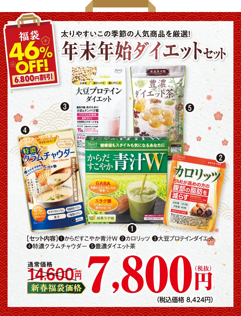 年末年始ダイエットセット