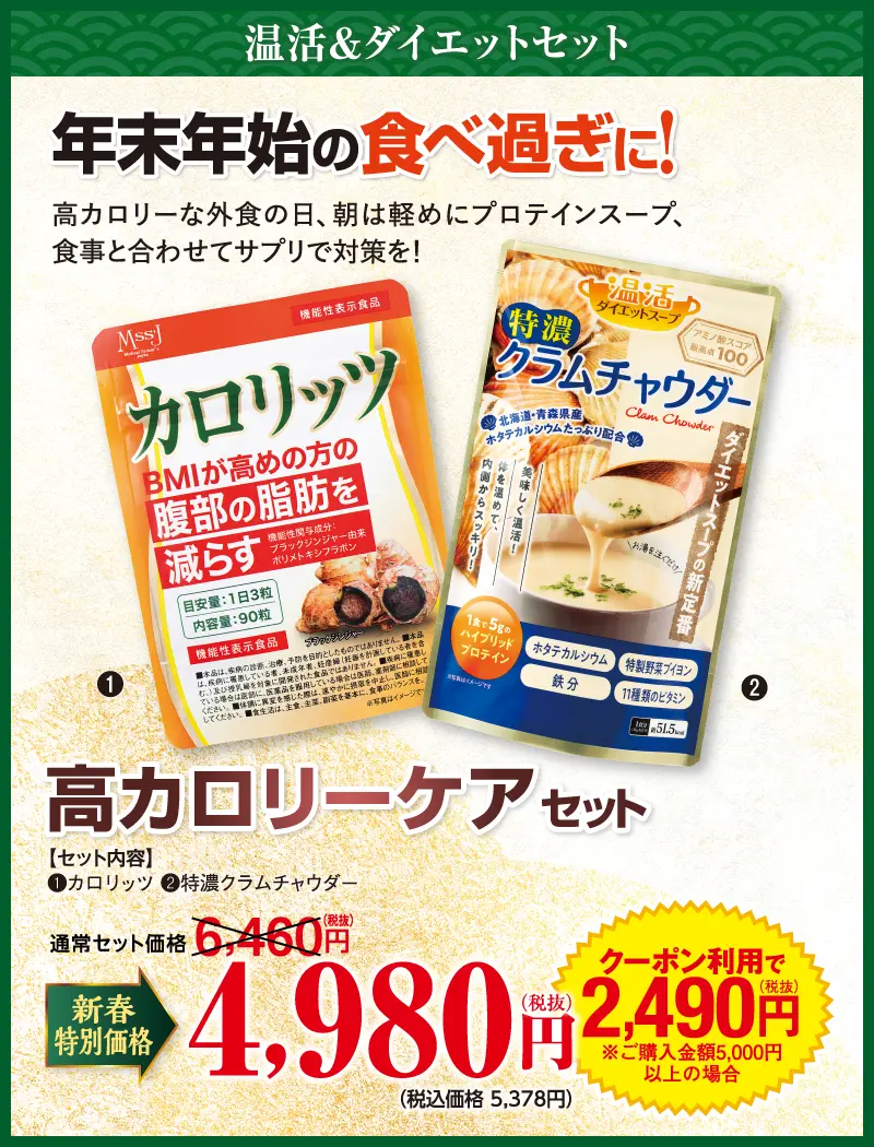 高カロリーケアセット