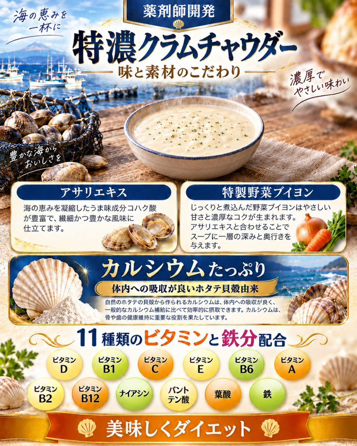 特濃クラムチャウダー