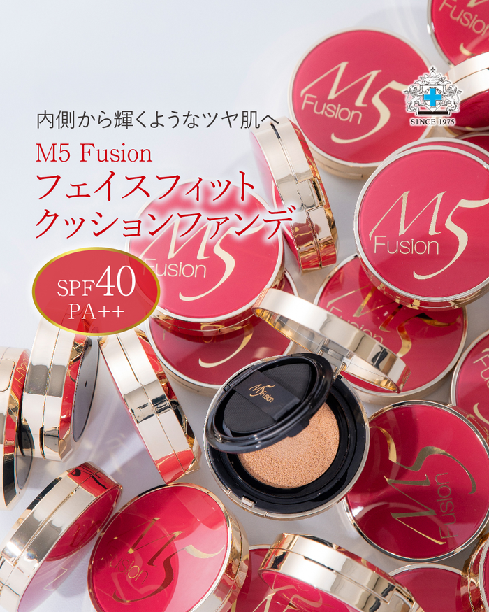 M5 Fusion フェイスフィット クッションファンデ